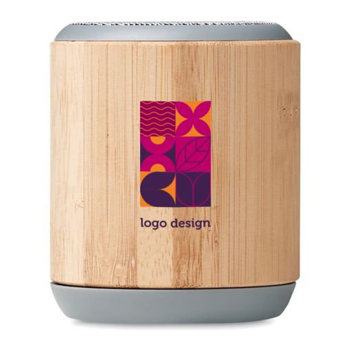 Trådløs højttaler af bambus - Bild 1